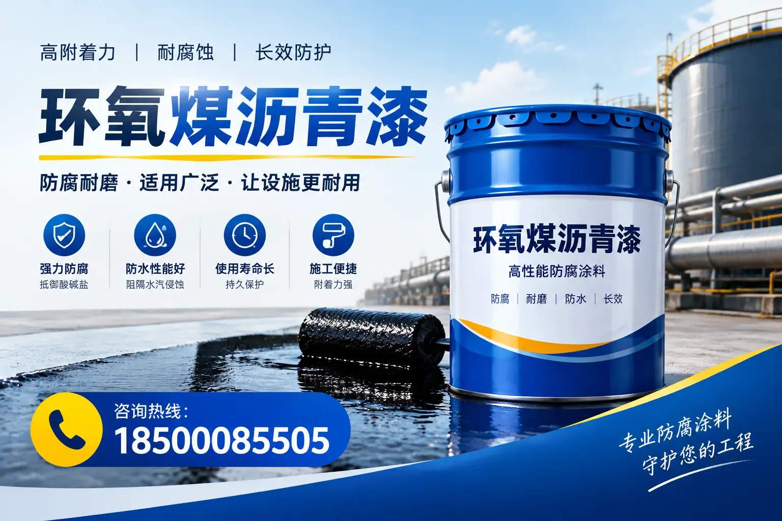 环氧煤沥青漆与其他涂料的对比分析，助力定安企业决策